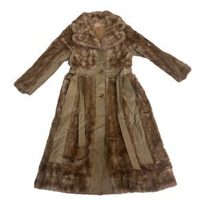 1970's Vintage Faux Fur Coat - Tissavel France